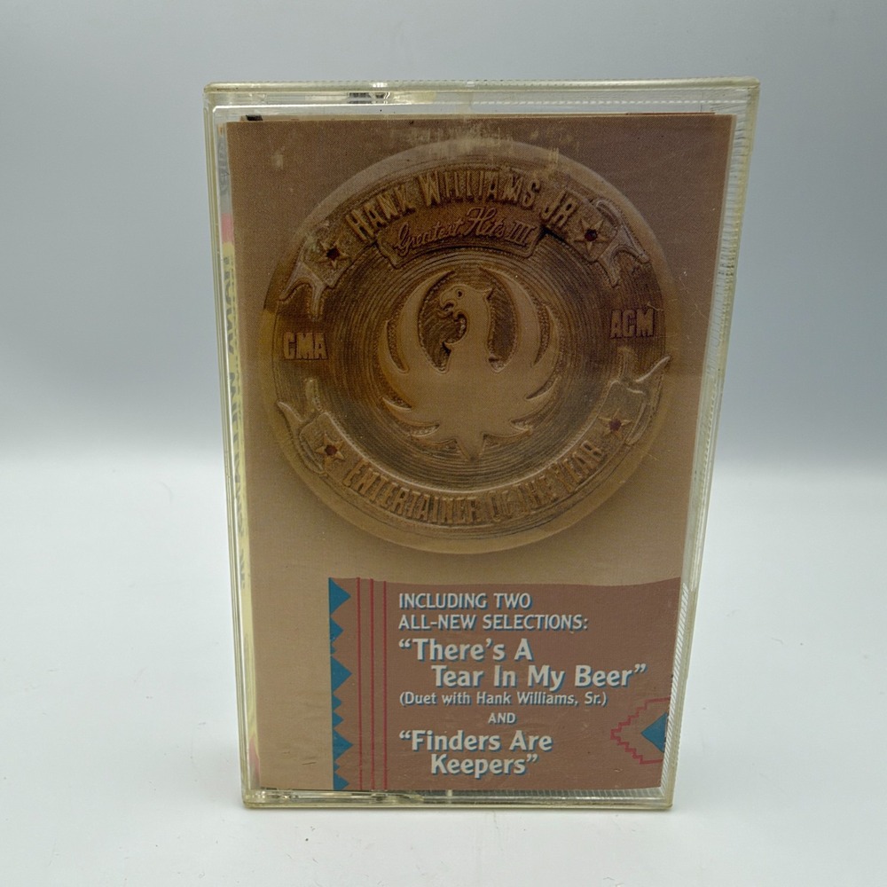 Hank Williams Jr Greatest Hits lll Country Classic Vintage Music Tear in my Beer